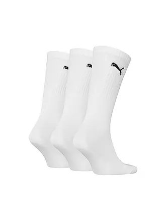 PUMA | Calzini sportivi Crew, confezione da 3 | weiss